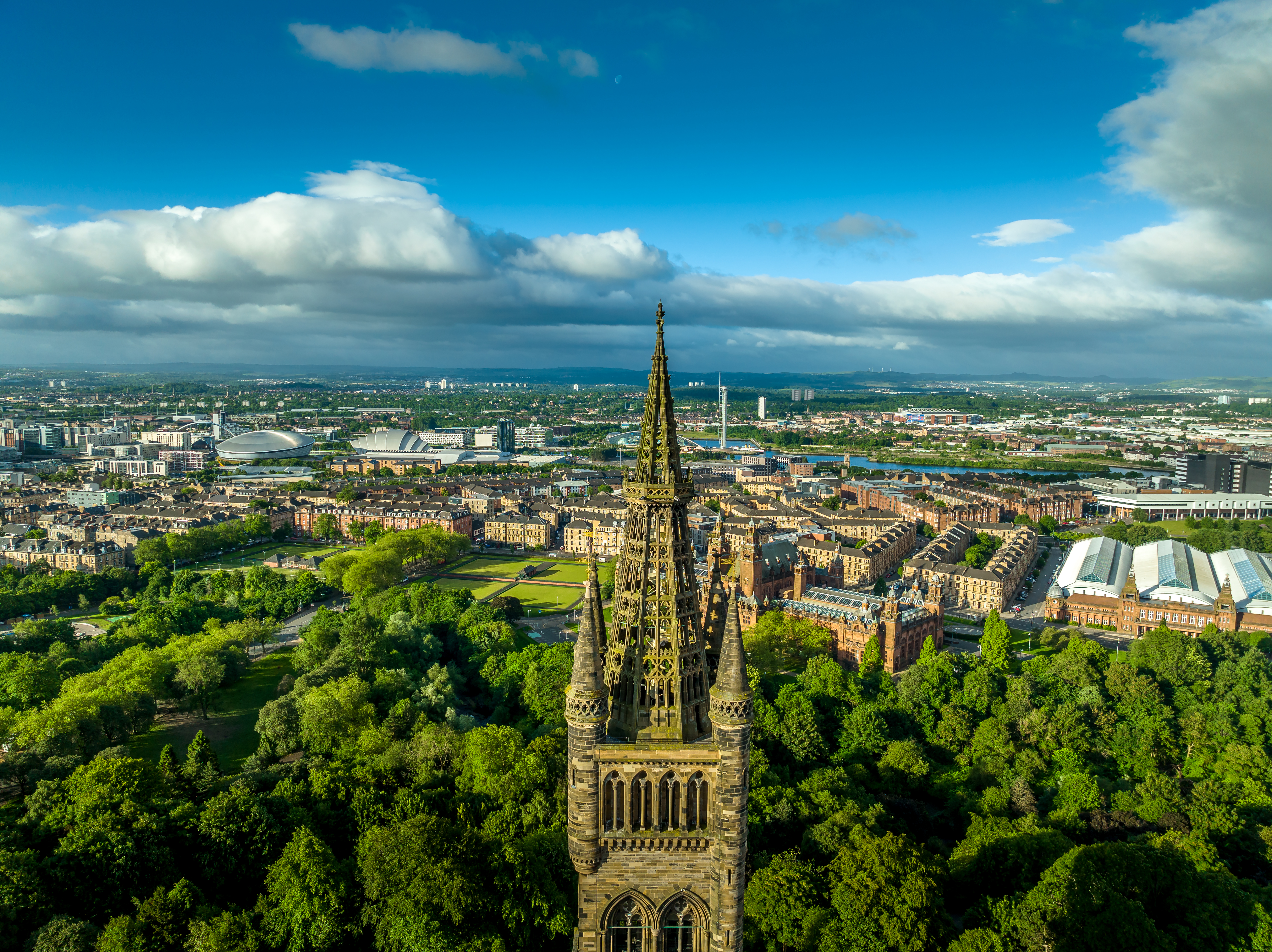Gilbert Scott Building drone 001